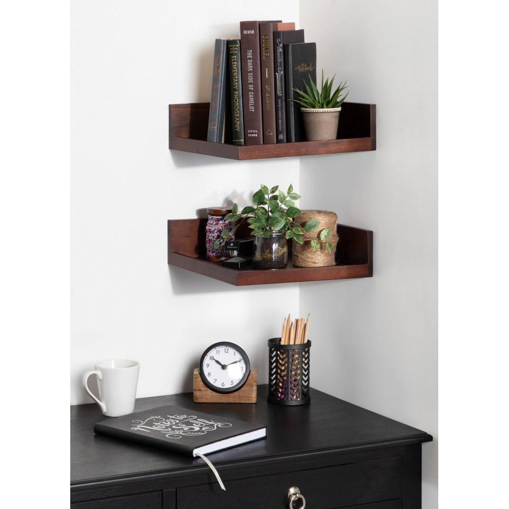 Latitude Run® Kinta 2 Piece Square Accent Shelf (Set of 2)