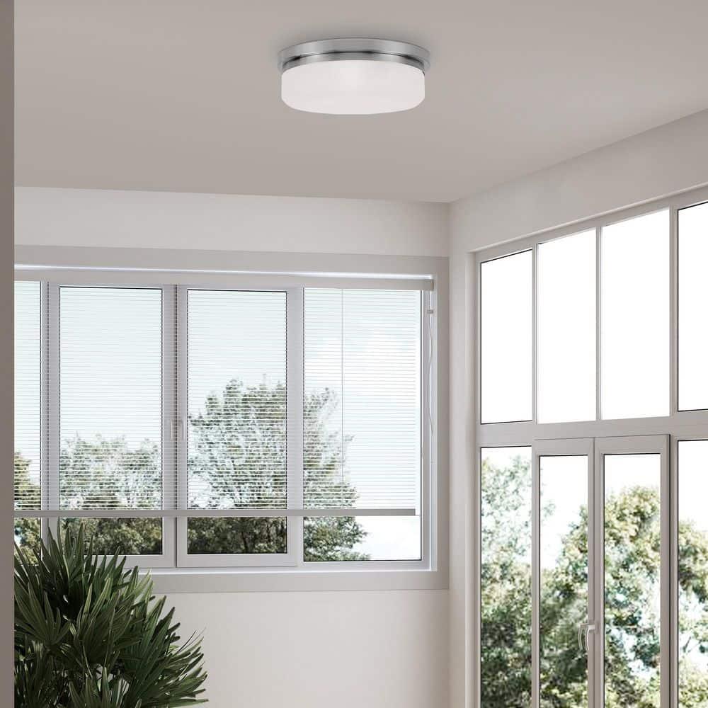 Livex Lighting Stratus 3 - Light Flush Mount in  Brushed Nickel