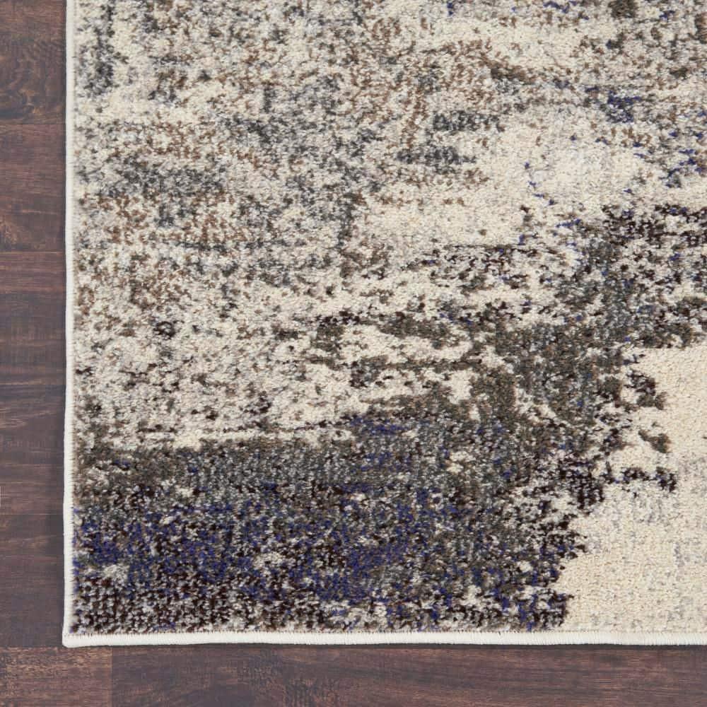 Nourison Celestial CES02 Indoor only Area Rug - Ivory/Grey 10' x 14'