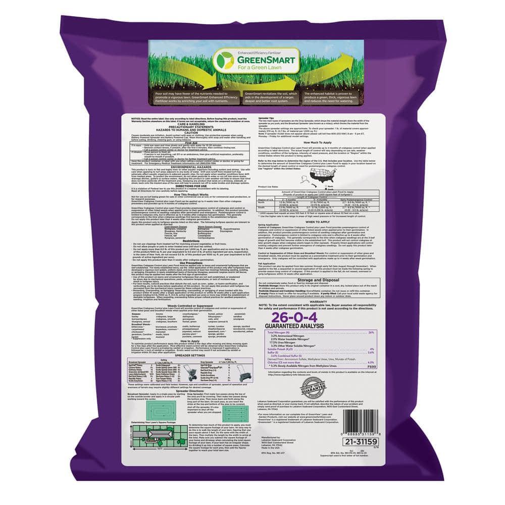 GreenView Crabgrass Control Plus Lawn Food - 13.5 lb. - Covers 5,000 Sq. ft.
