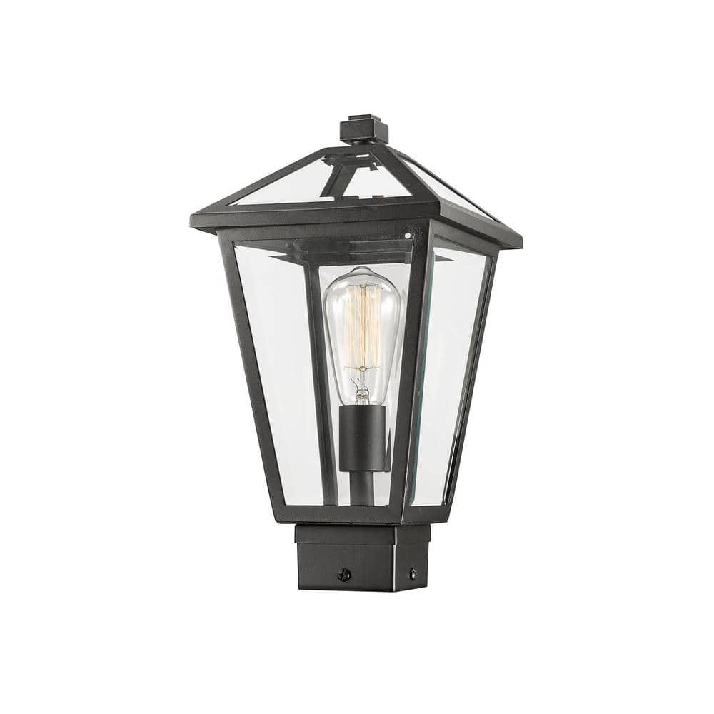 Z-Lite Talbot 1 - Light Post Light in  Black