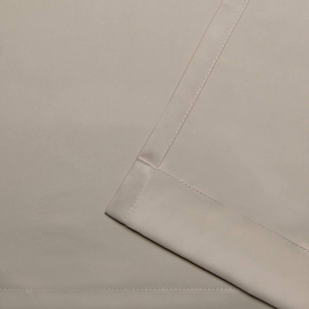Exclusive Home Academy Total Blackout Grommet Top Curtain Panel Pair, 52"x96", Linen