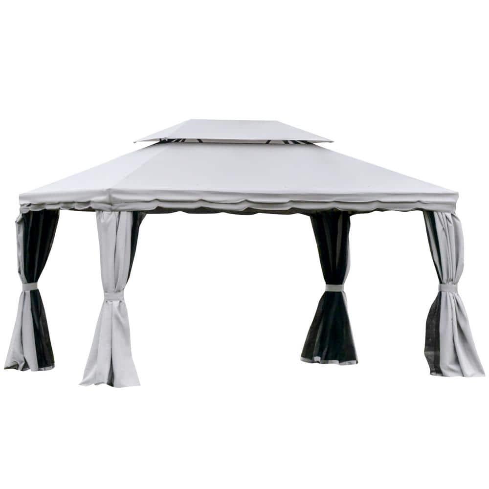 Outsunny 10' x 13' Canopy Shelter Gazebo, Lightweight