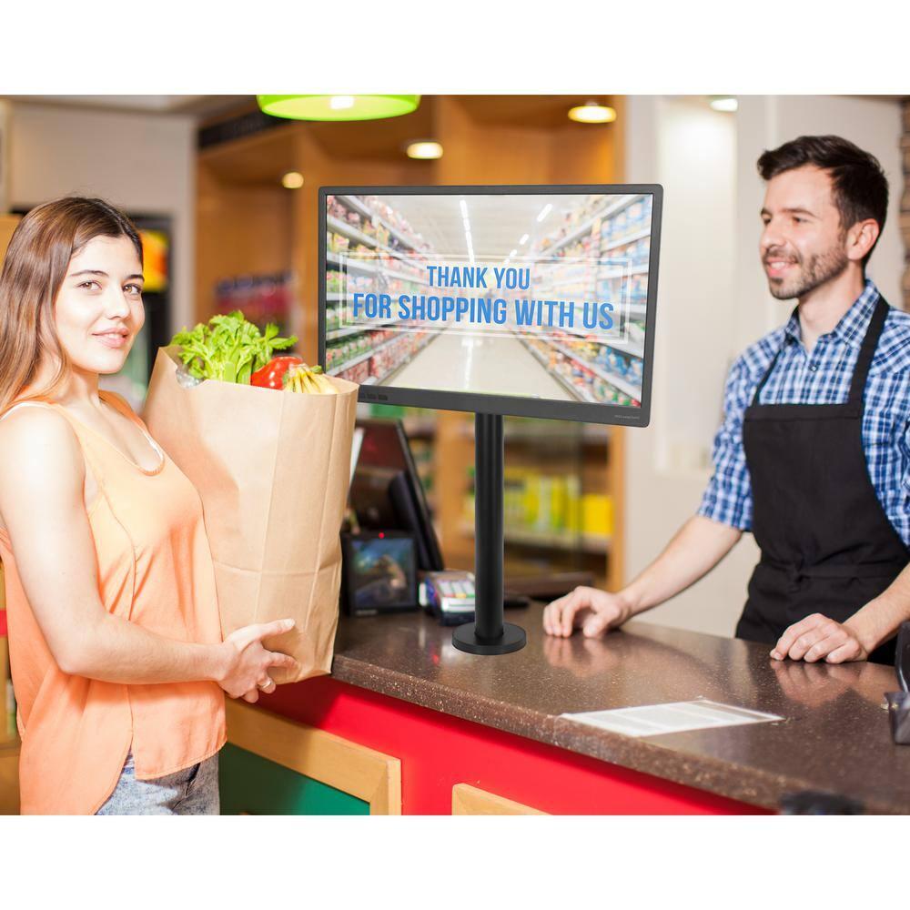 Mount-it Mount-It Point-of-Sale Register Stand for Checkout Stations and Screens | Height Adjustable Pole