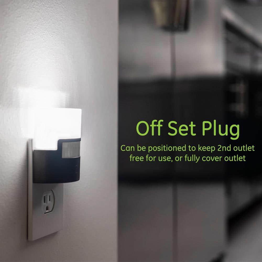 Bronze Motion-Activated LED Night Light with Soft White Glow