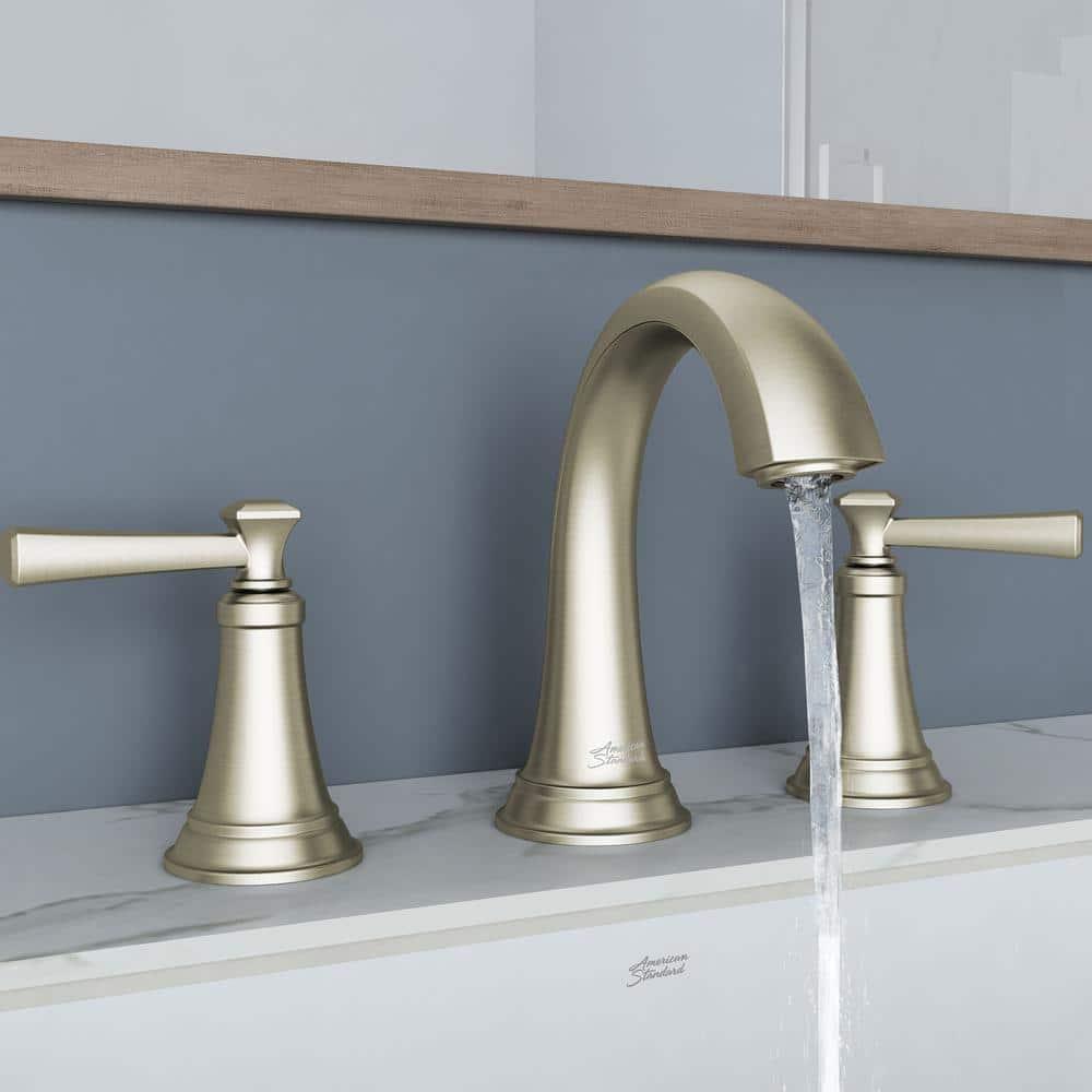 Glacier Bay Rumson 8 in. Widespread 2-Handle Bathroom Faucet in Brushed Nickel