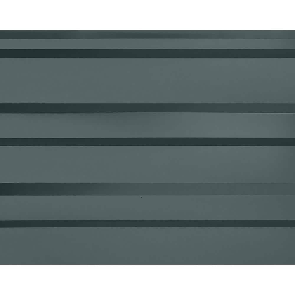 Arrow 29 ft Charcoal Two Sided Steel Enclosure