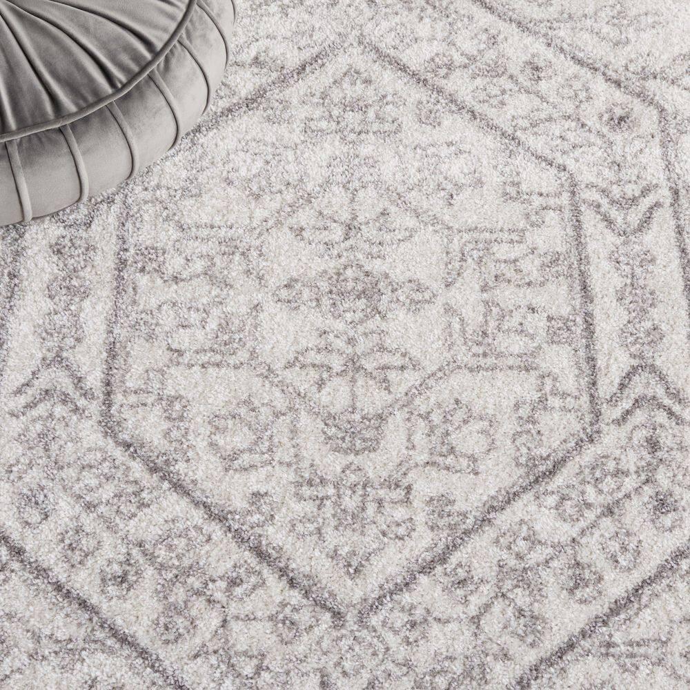 Adirondack ADR108 Power Loomed Area Rug - Ivory/Silver - 8'x10' - Safavieh.