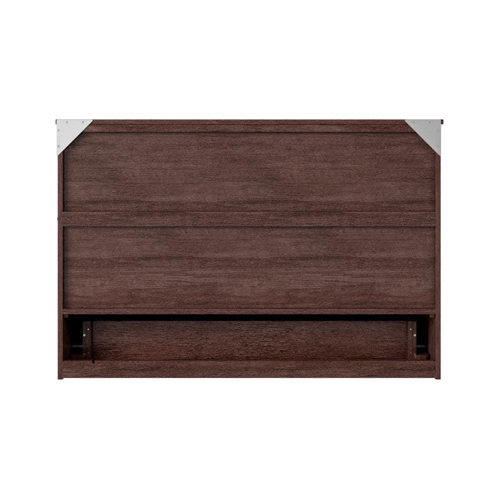 Queen Deerfield Murphy Bed Chest with Charging Station - AFI Atlantic Furniture