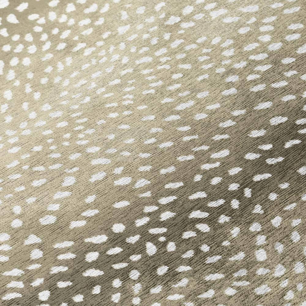 Addison Rugs Indoor/ Outdoor Addison Safari Gazelle Animal Print Washable Area Rug 2'3" x 7'6" - Fawn