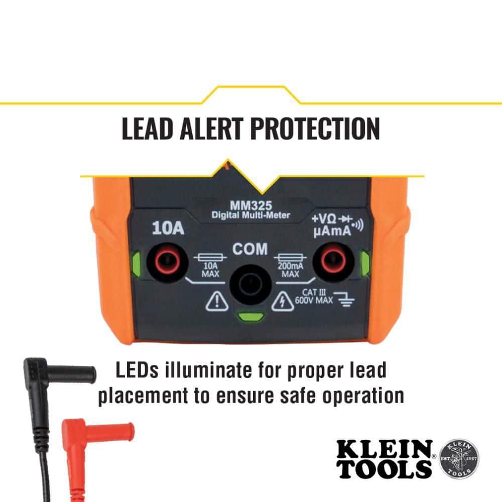 Klein Tools MM325 600V Manual-Ranging Digital Multimeter