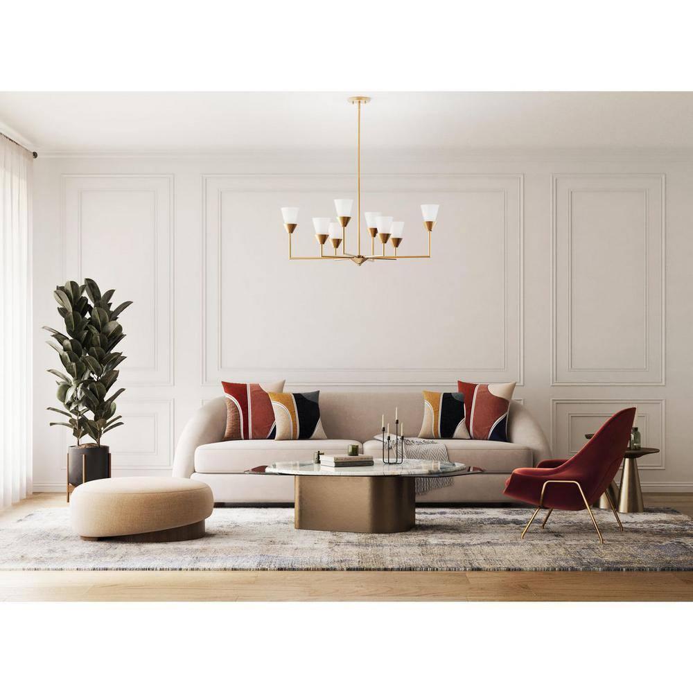 Progress Lighting Pinellas 8 - Light Dimmable Tiered Chandelier