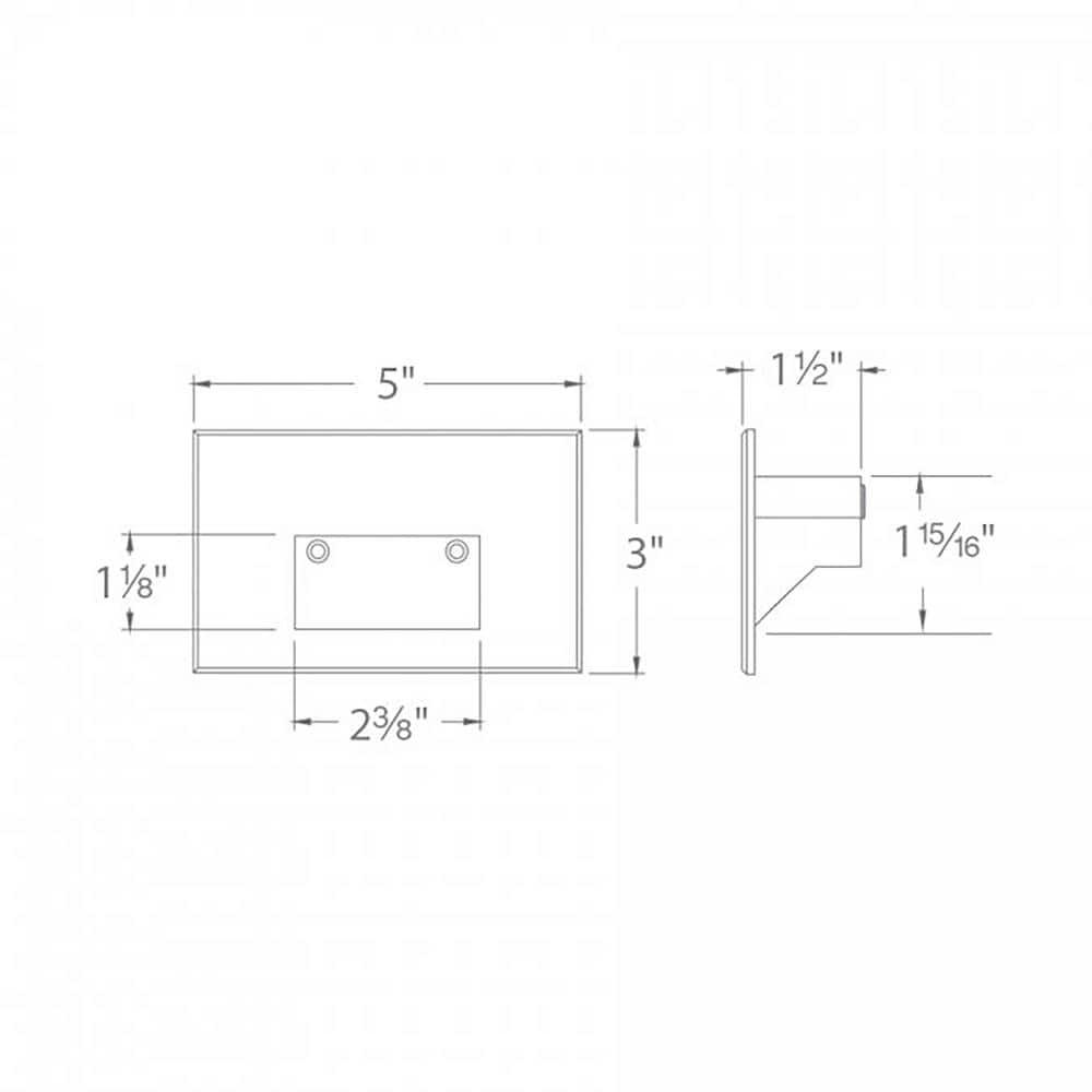 Low Voltage Integrated LED Metal Step Light