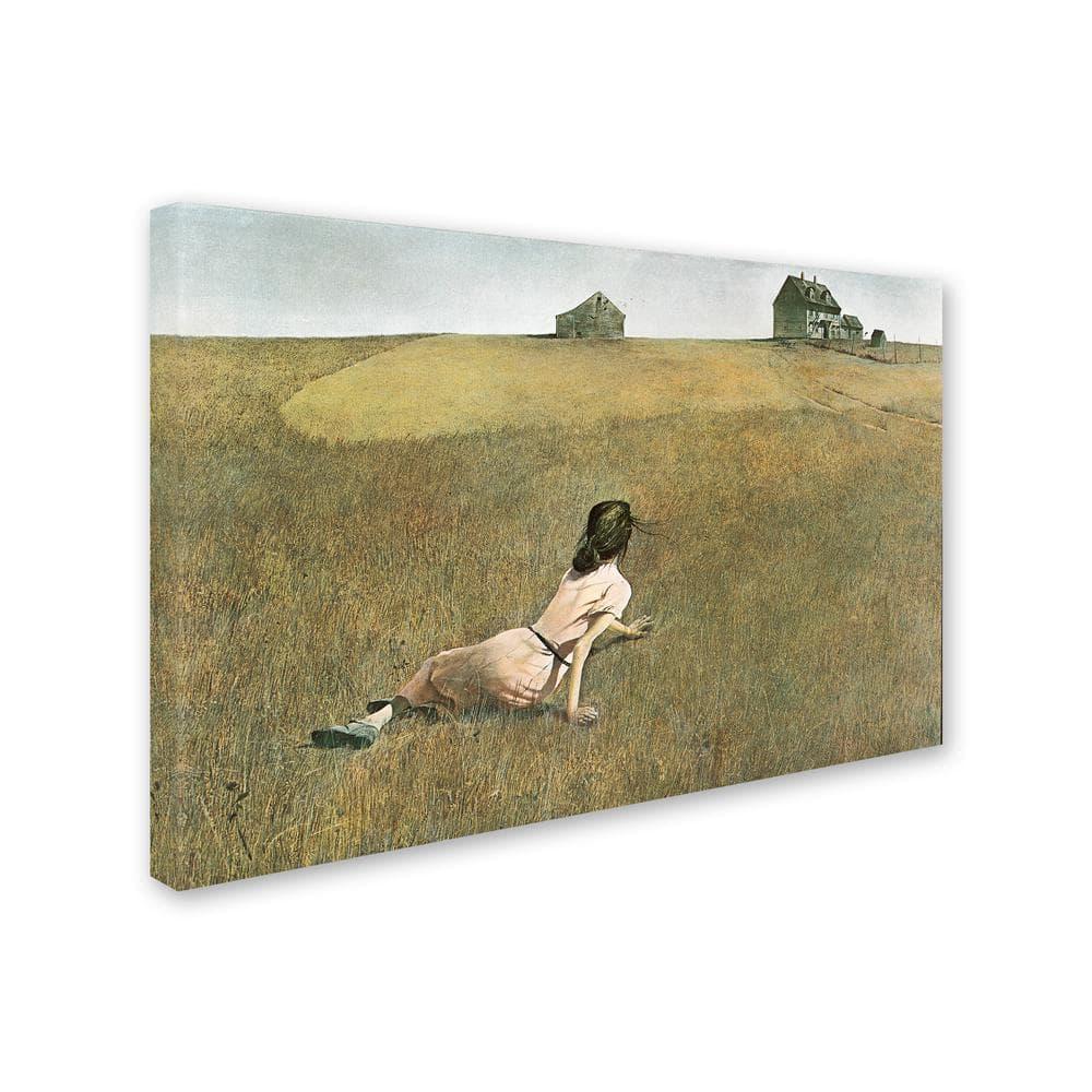 Trademark Fine Art -Andrew Wyeth 'Christina's World' Canvas Art - 16''x24''