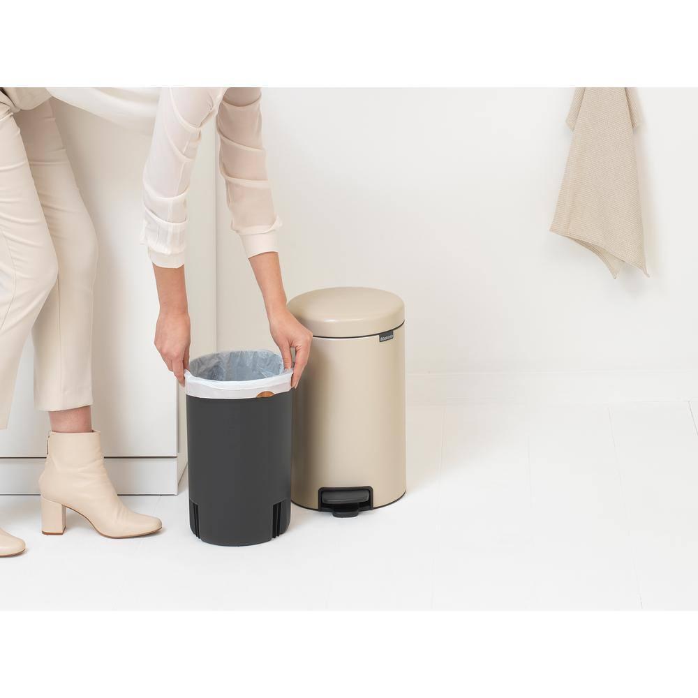 Brabantia Newicon Step On Trash Can, 3.2 Gallon (12 Liter)