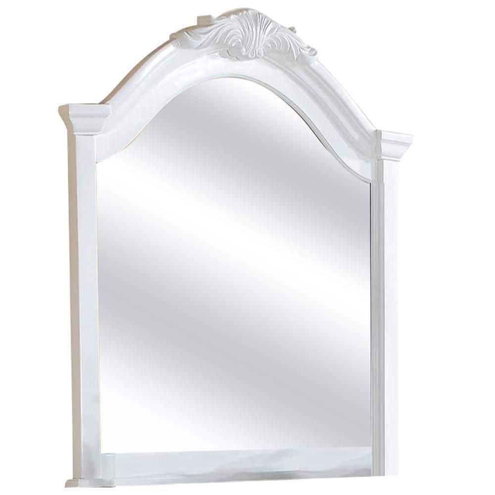 Acme Furniture Estrella Dresser Mirror White Finish