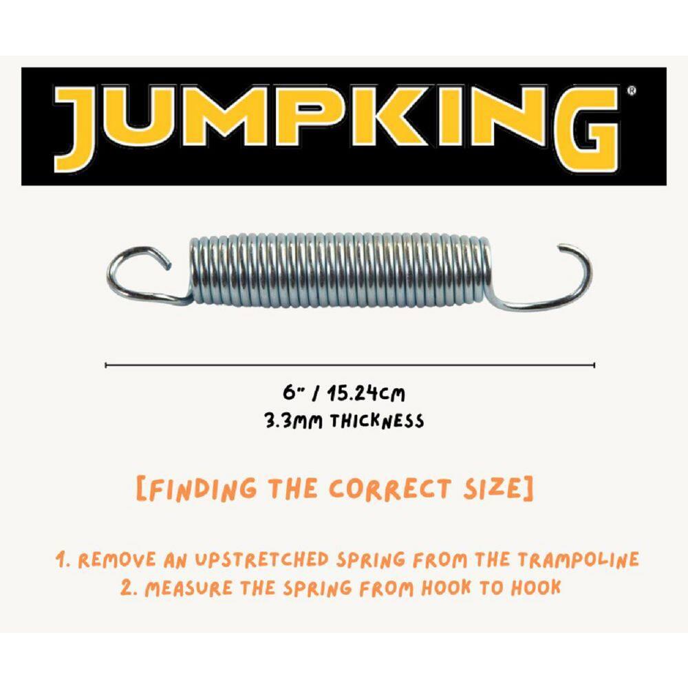 Jumpking Jumpking Heavy Duty Trampoline Springs Various Sizes for Trampolines, Stainless Steel Trampoline Replacement Springs including Spring Pulling Tool (Set of 5)