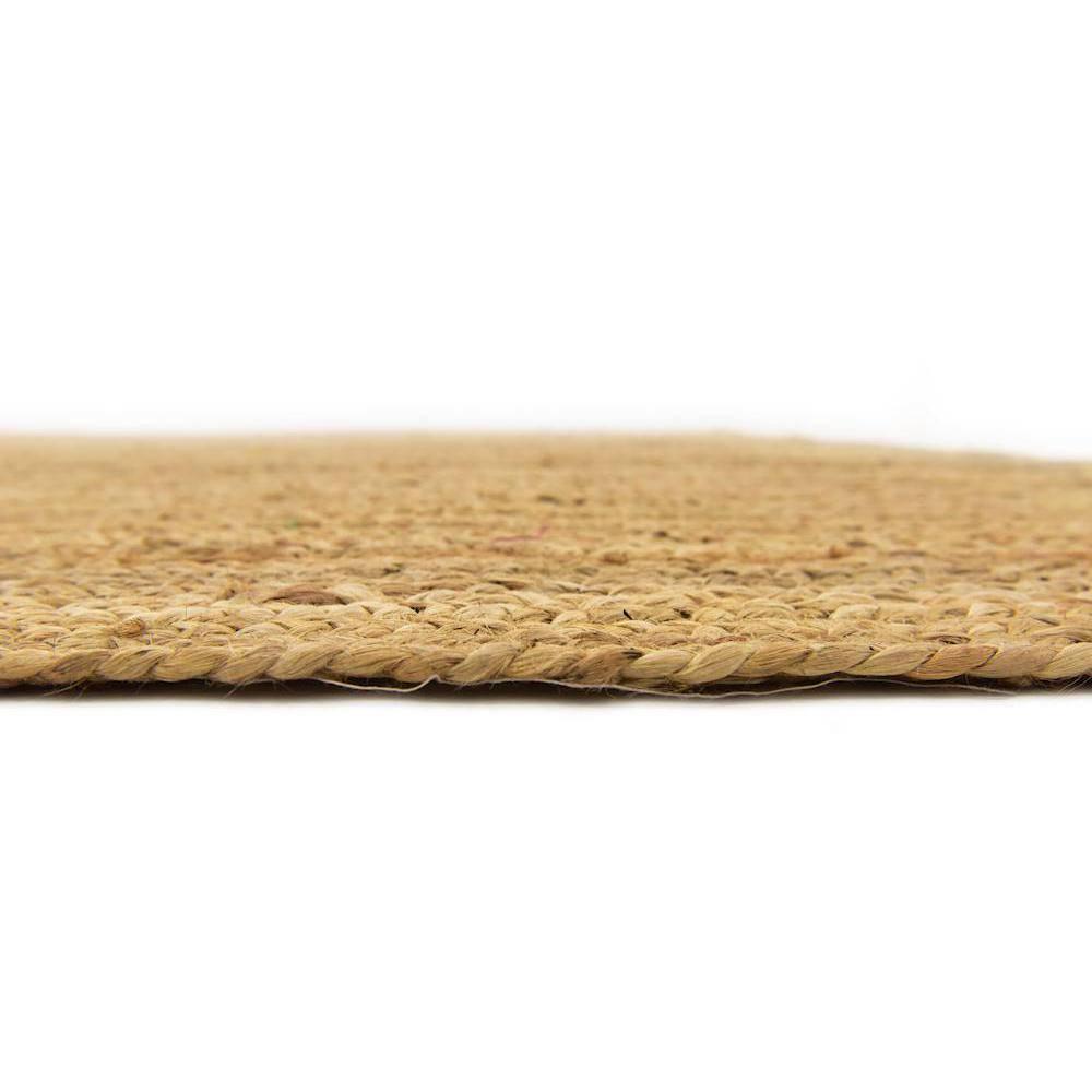Unique Loom Braided Jute Collection Area Rug - Dhaka (8' x 10' Rectangle, Natural)