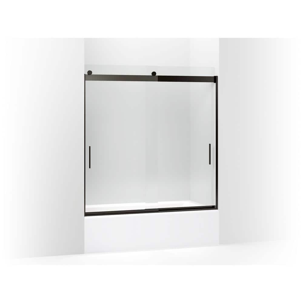 Levity 59.62" x 62" Bypass Bath Door with CleanCoat® Technology