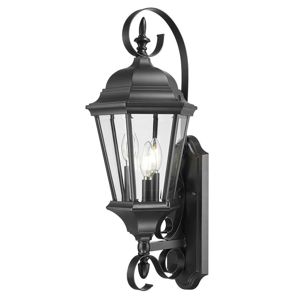Acclaim Lighting 5413 New Orleans 3 Light 25" Height Outdoor Wall Sconce - Black