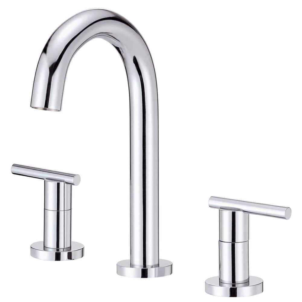 Parma 2-Handle Widespread Bathroom Faucet with Metal Touch Down Drain