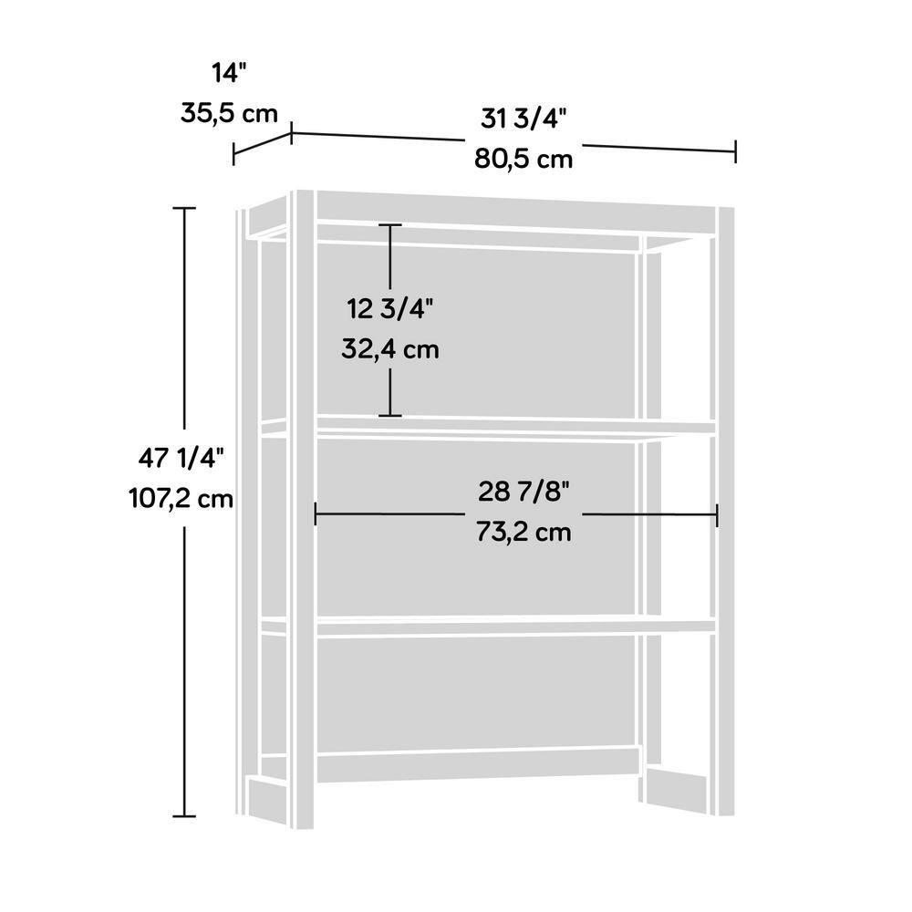 Cannery Bridge Library Hutch Sindoori Mango - Sauder