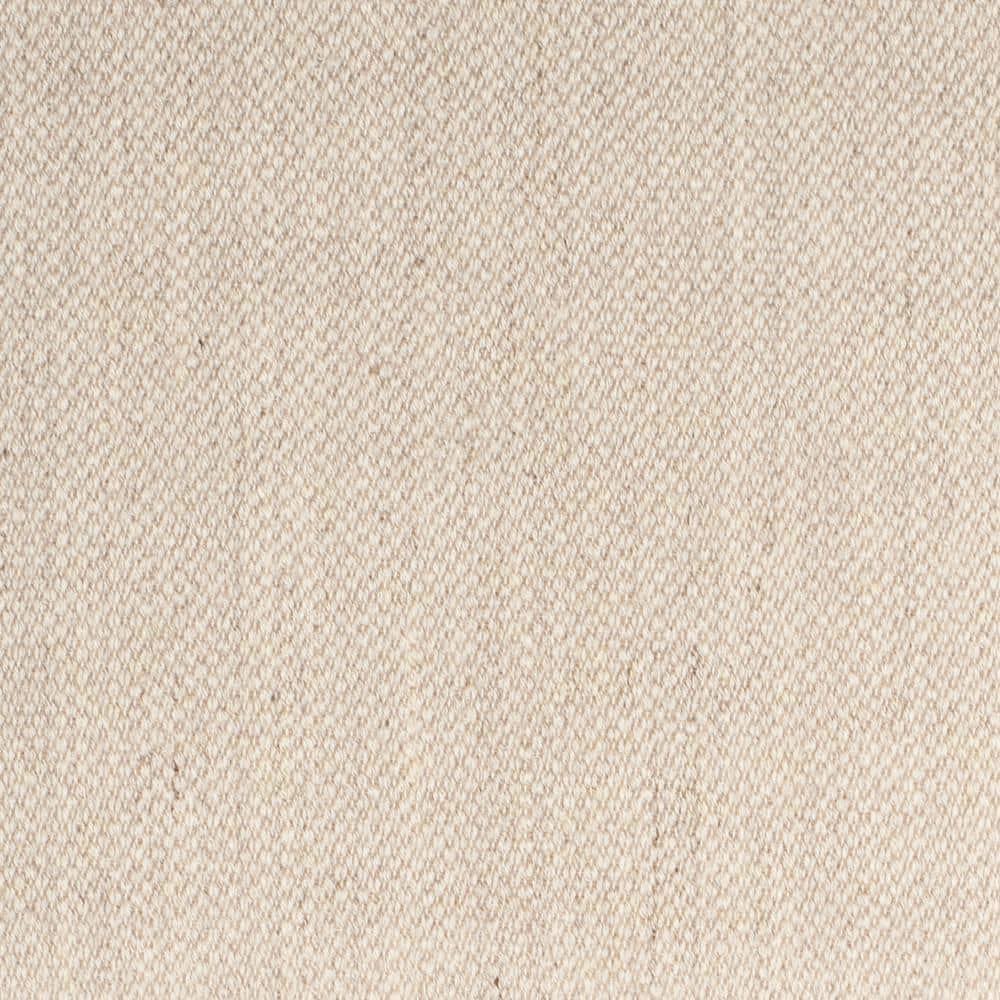 Debroh Natural Fiber Sisal With Latex Solid Color Rug