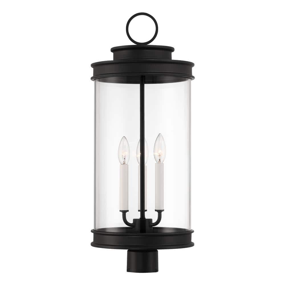 Savoy House Englewood 3 - Light Post Light in Matte Black