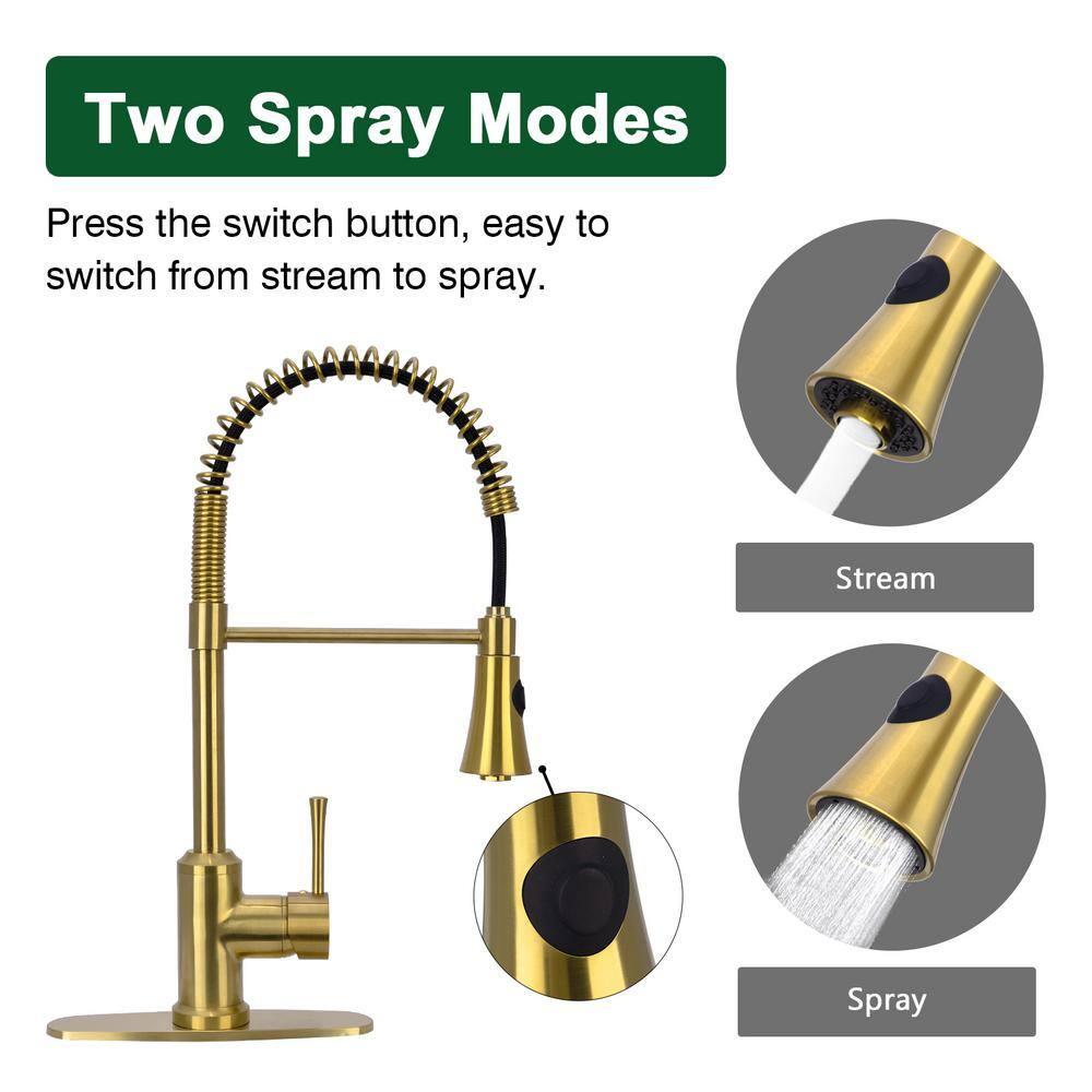 Pull Down Single Handle Kitchen Faucet