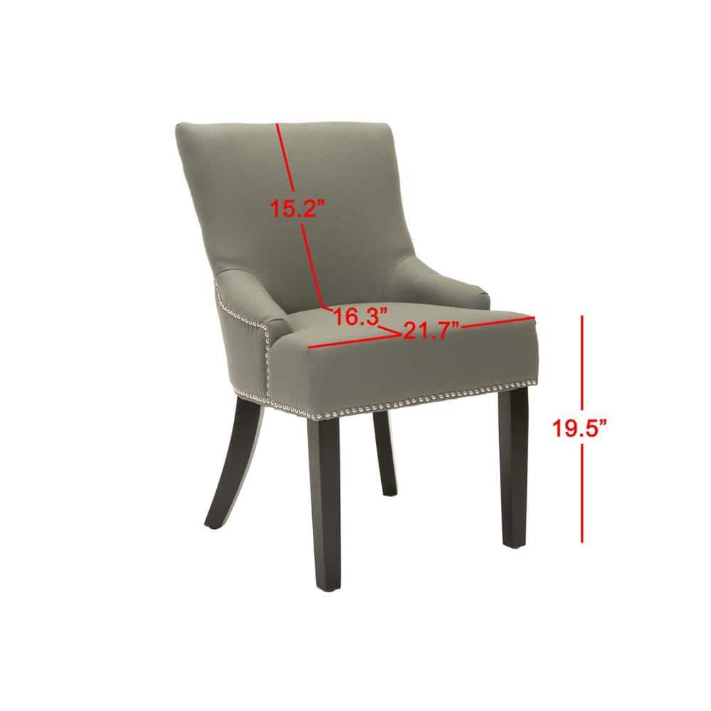 Lotus Sea Mist Linen Upholstered Parsons Side Chair