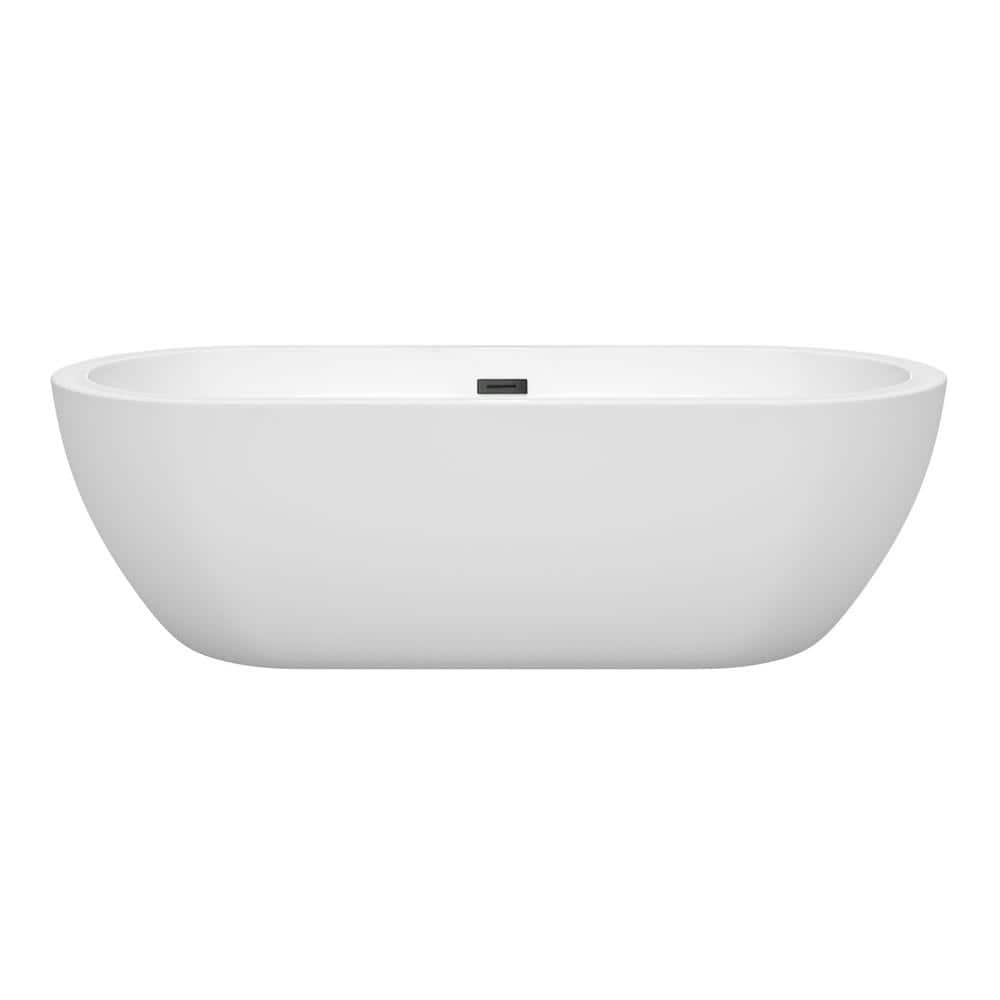 Soho 72'' x 31'' Freestanding Soaking Acrylic Bathtub