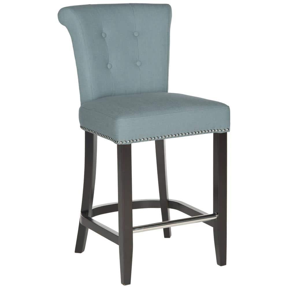 Addo Ring Counter Stool - HUD8241 - Sky Blue - Safavieh