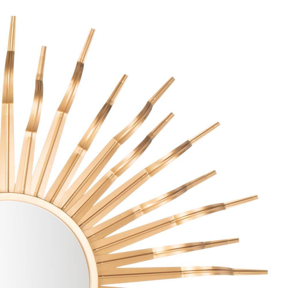 Safavieh Naya 35 in. Radiant Lines Round Sunburst Mirror