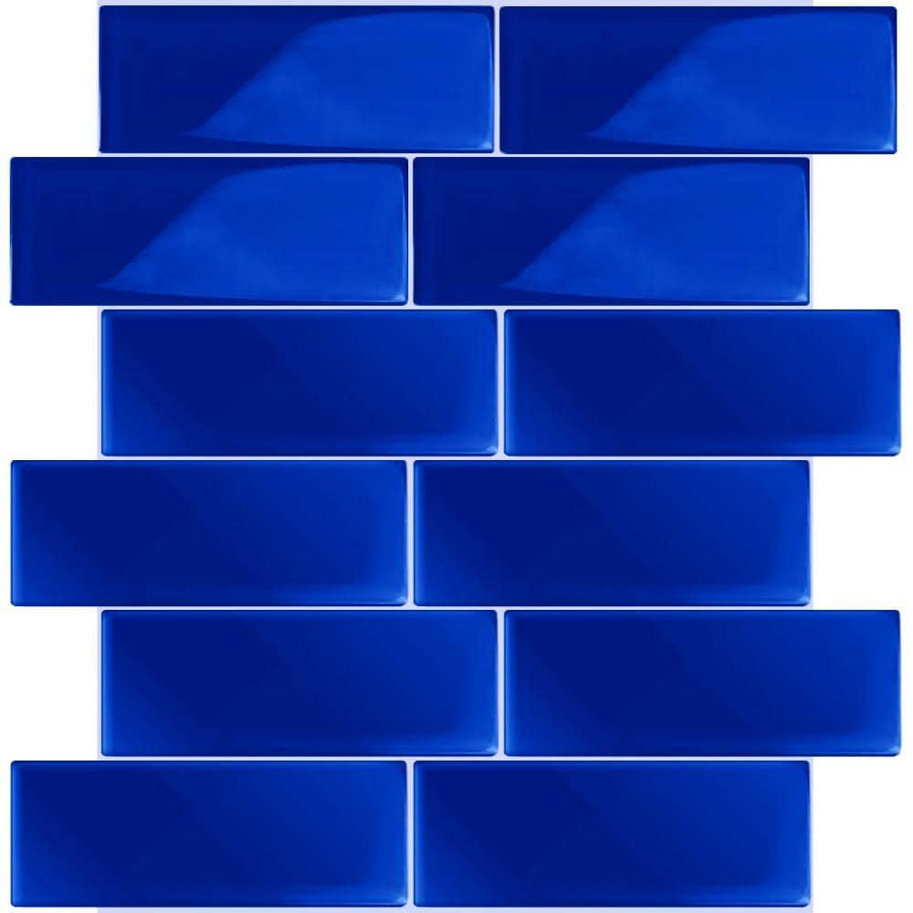 3" X 12" Glass Brick Look Subway Wall Tile