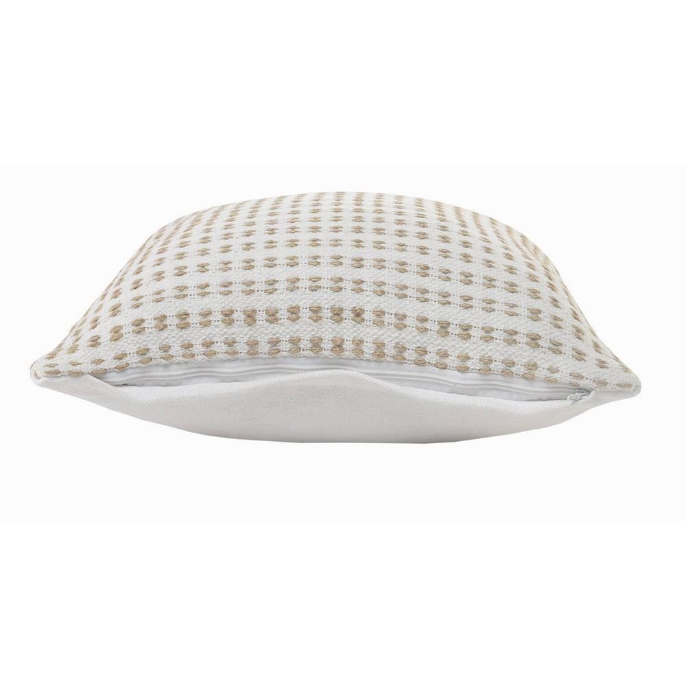 Willow Textured Cotton Throw Pillow