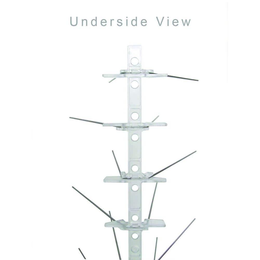 Bird-B-Gone Enviro Spike Stainless Steel Bird Spike, Deterrent Repellent, 10 ft. x 5 in.