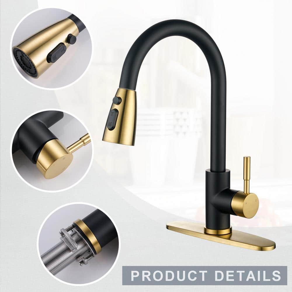 VIBRANTBATH Pull Out Kitchen Faucet