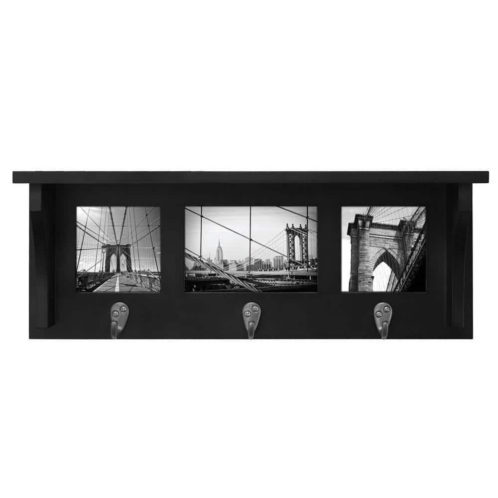 Winston Porter Lemire Wall 3 - Hook Wall Mounted Coat Rack