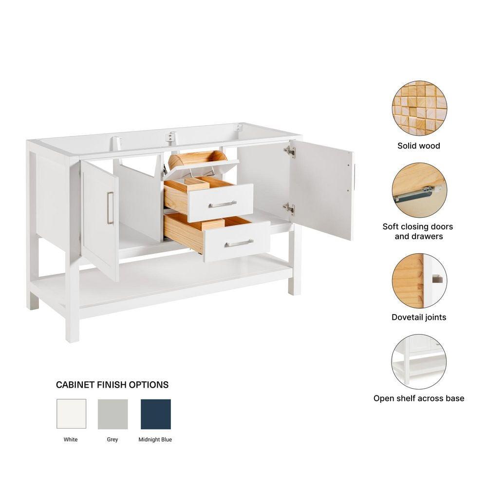 Ariel Bath Bayhill 54" Single Bathroom Vanity Base Only | Perigold