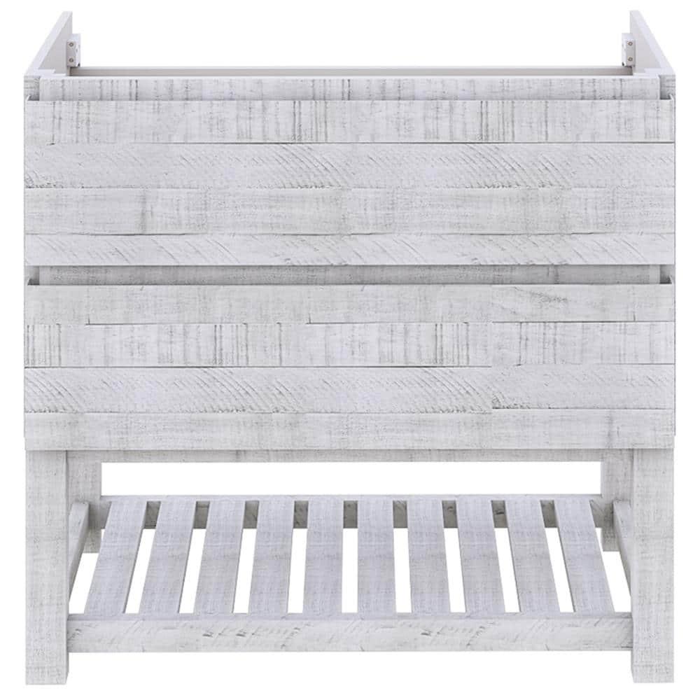 Fresca Formosa 35" Free-Standing Open Bottom Single Bathroom Vanity Base Only