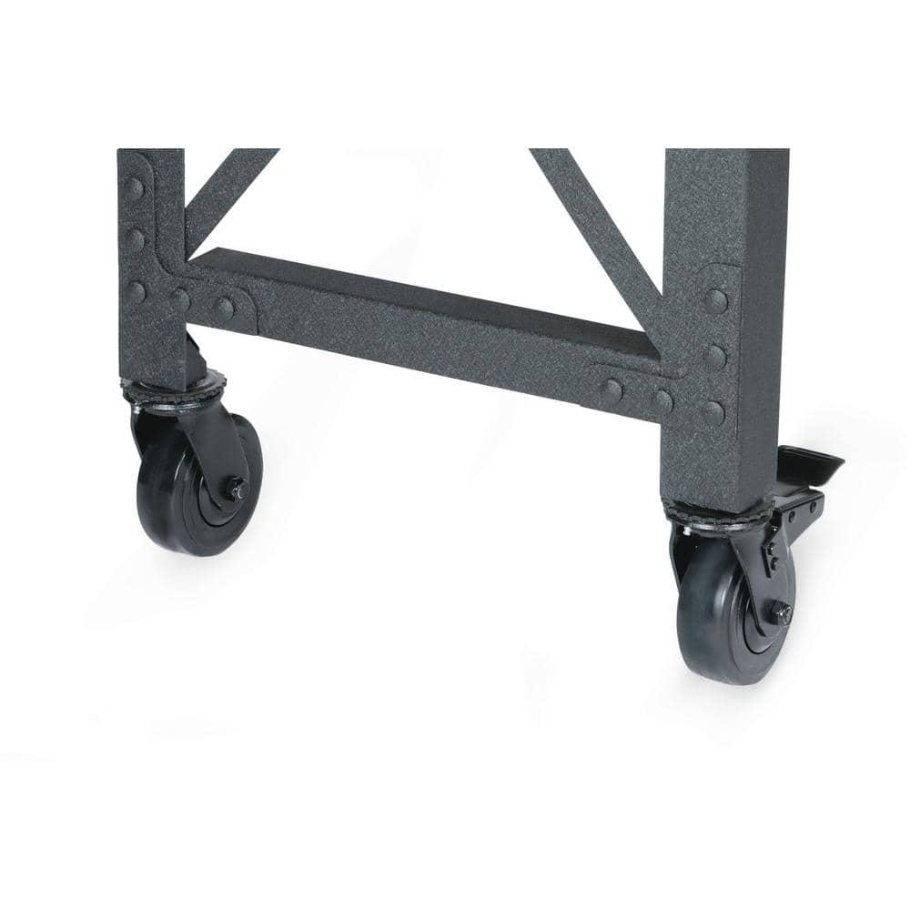 Duramax Building Products Solid Wood Top Metal Base Desk Shell