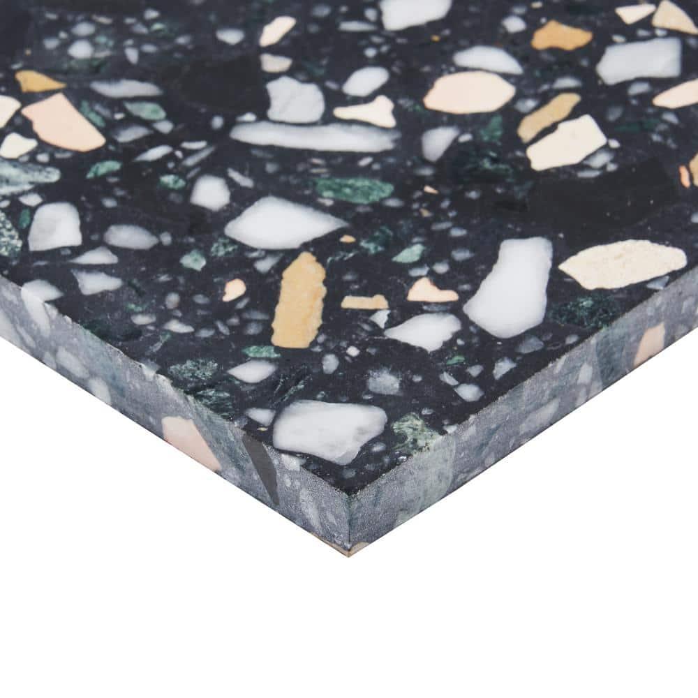 Brezza Terrazzo 23.62 in. x 23.62 in. Honed Terrazzo Floor and Wall Tile (3.87 Sq. Ft. / Each)