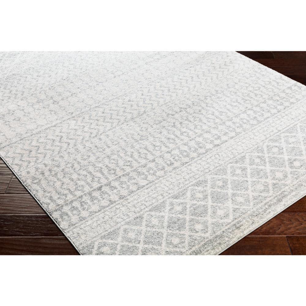 Livabliss 7'10"x10'3" Sweetgum Global Rug Cream: Mid-Century Modern, Fade & Stain-Resistant, Indoor Use
