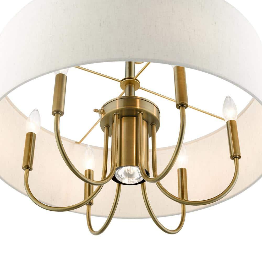 Dovecove Winscombe Shaded Drum Chandelier
