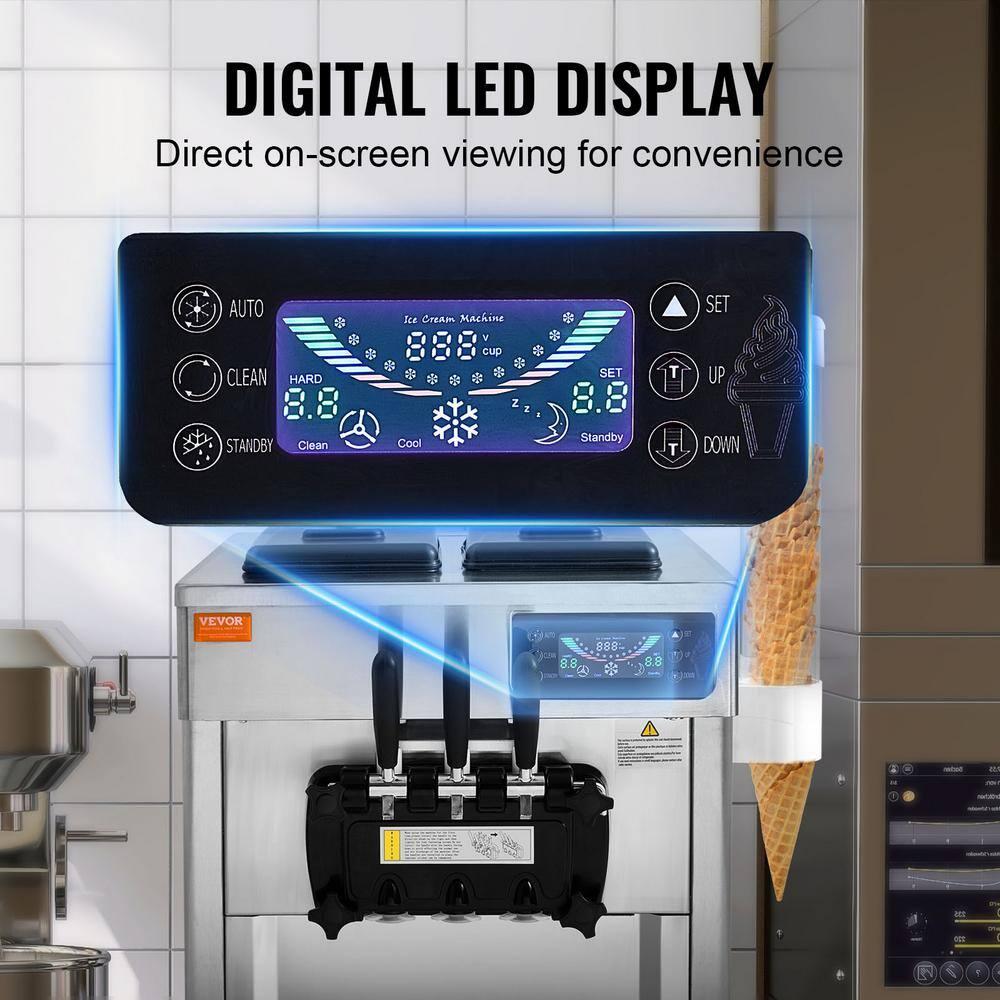 VEVOR VEVOR Soft Serve Ice Cream Machine Maker