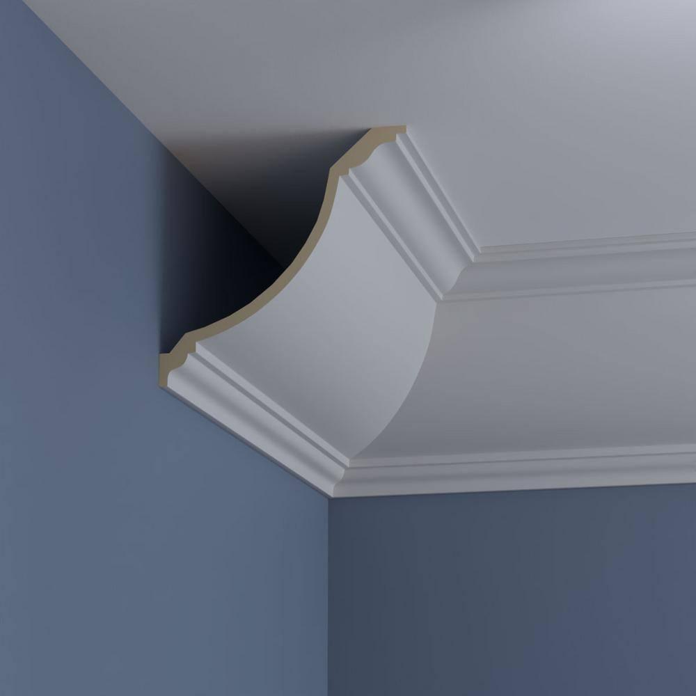 Ekena Millwork 11 7/8"H x 11 7/8"P x 16 5/8"F x 94 1/2"L Claremont Crown Moulding