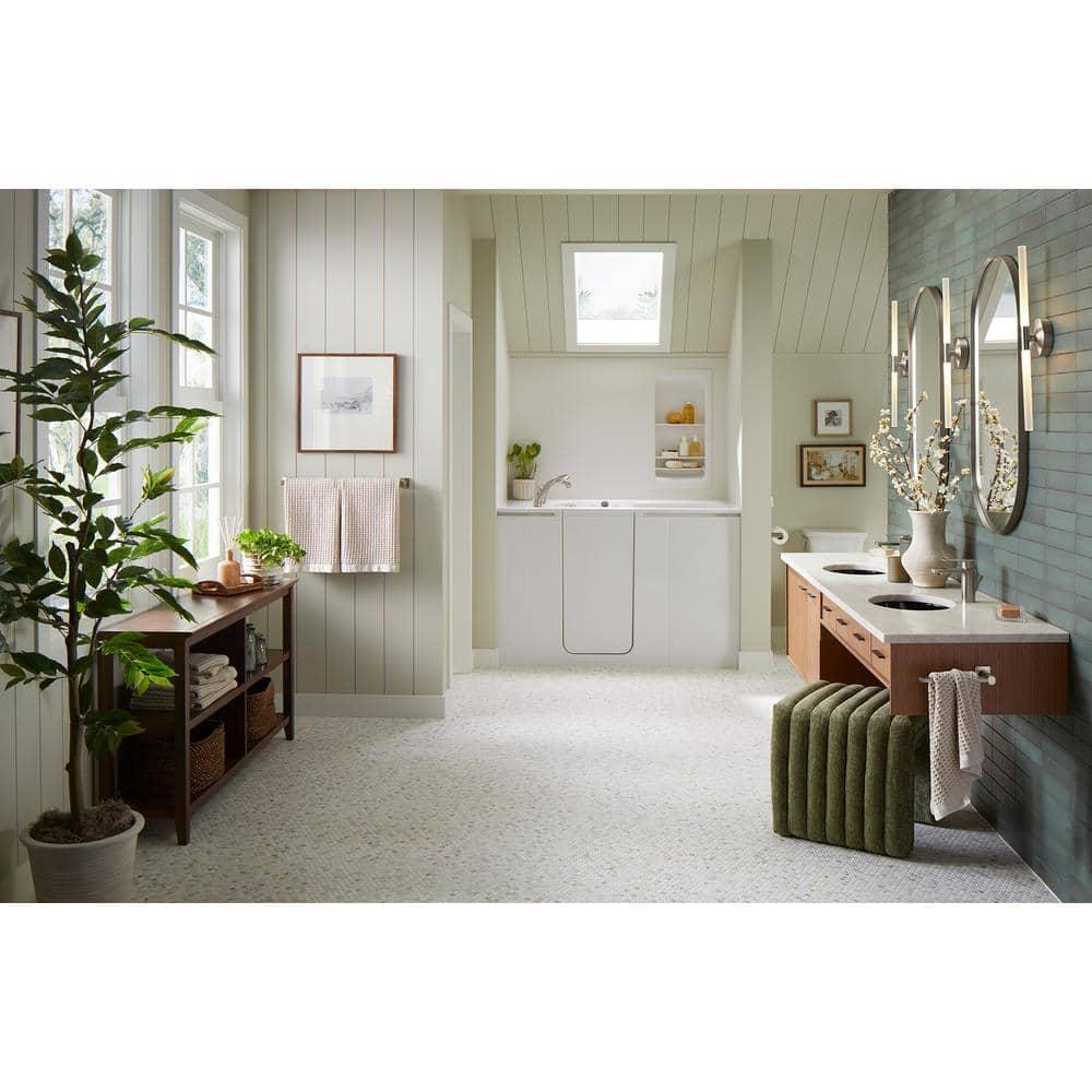 Caxton® Ceramic Oval Undermount Bathroom Sink with Overflow