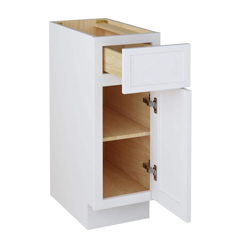 Vanity Art 12" W Birch Plywood Freestanding Single Base Storage Cabinet