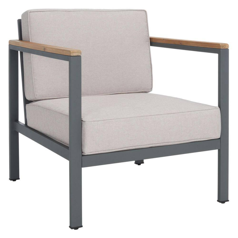 Chicopee 4 Pc Living Set - Indoor/Outdoor - PAT7725 - Natural/Light Grey - Safavieh