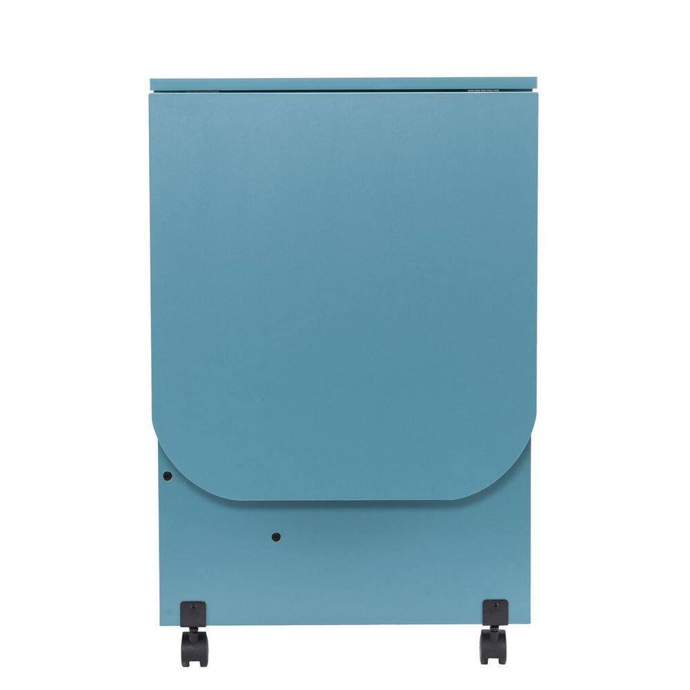 Stradville Expandable Rolling Sewing Table/Craft Station - HZ8665 - Turquoise - SEI